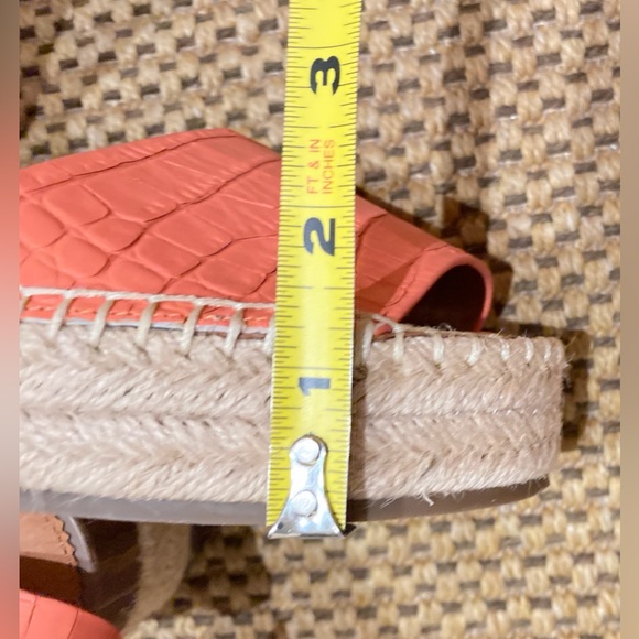 Franco Sarto Coral Croc-Embossed Sandals - Picture 13 of 13